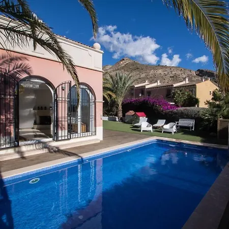 Gardens With Private Pool In Benidorm Villa *